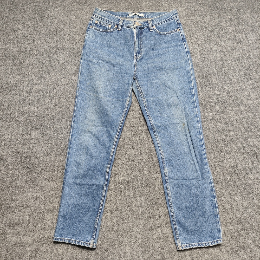 Tommy Hilfiger Jeans Mens 28x28 Blue Light Wash Regular Straight Denim Pants